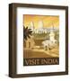 Visit India-Kem Mcnair-Framed Art Print