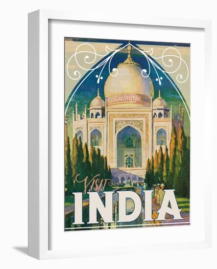 Visit India-null-Framed Giclee Print