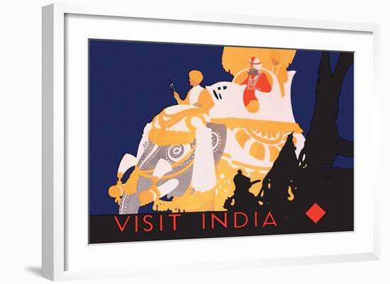 Visit India-null-Framed Art Print