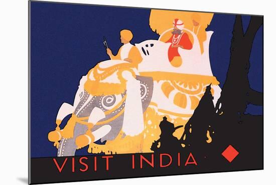 Visit India-null-Mounted Art Print