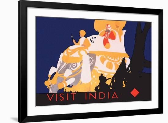 Visit India-null-Framed Art Print