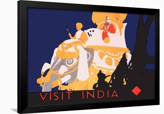 Visit India-null-Framed Art Print