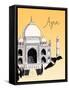 Visit India-The Saturday Evening Post-Framed Stretched Canvas