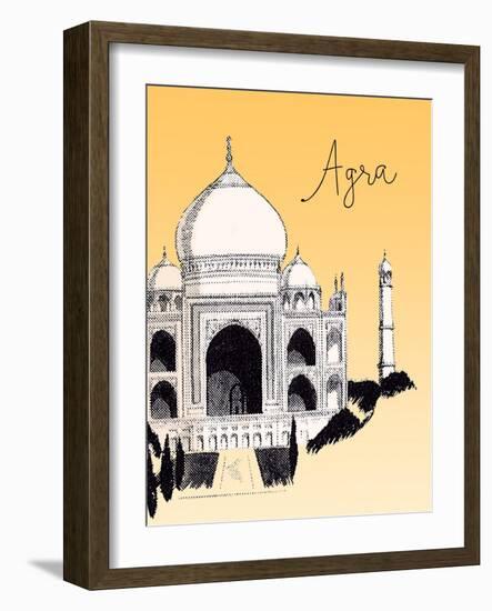 Visit India-The Saturday Evening Post-Framed Giclee Print