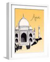 Visit India-The Saturday Evening Post-Framed Giclee Print