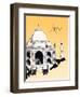 Visit India-The Saturday Evening Post-Framed Giclee Print