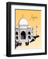 Visit India-The Saturday Evening Post-Framed Giclee Print