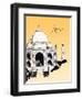 Visit India-The Saturday Evening Post-Framed Giclee Print