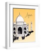 Visit India-The Saturday Evening Post-Framed Giclee Print