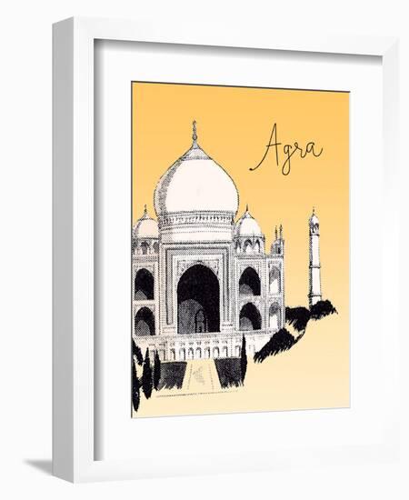 Visit India-The Saturday Evening Post-Framed Giclee Print