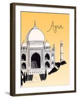 Visit India-The Saturday Evening Post-Framed Giclee Print