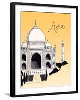 Visit India-The Saturday Evening Post-Framed Giclee Print