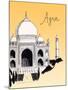 Visit India-The Saturday Evening Post-Mounted Giclee Print