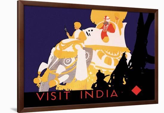 Visit India-null-Framed Art Print