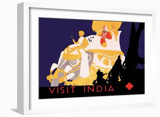 Visit India-null-Framed Premium Giclee Print