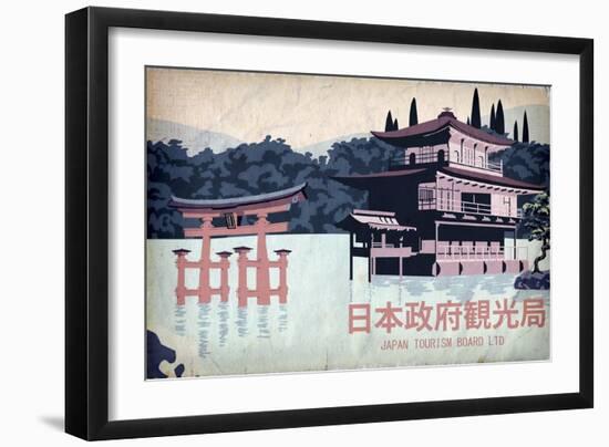 Visit Japan-null-Framed Giclee Print