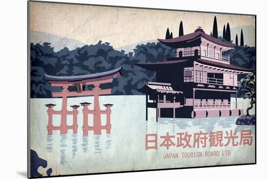 Visit Japan-null-Mounted Giclee Print