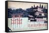 Visit Japan-null-Framed Stretched Canvas