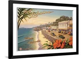 Visit Lahaina-Kerne Erickson-Framed Art Print