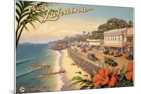 Visit Lahaina-Kerne Erickson-Mounted Art Print