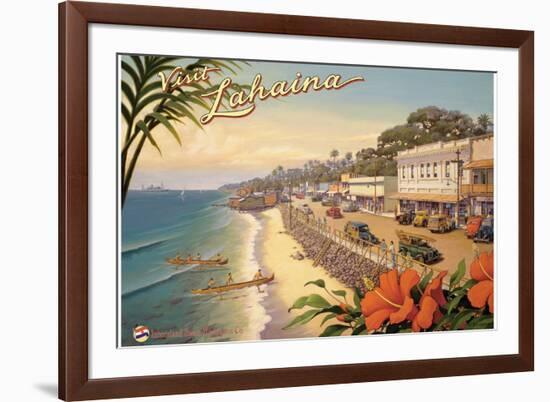 Visit Lahaina-Kerne Erickson-Framed Premium Giclee Print