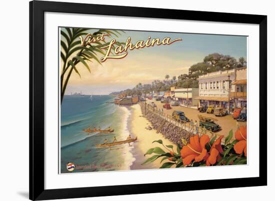 Visit Lahaina-Kerne Erickson-Framed Premium Giclee Print