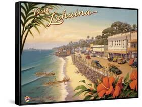 Visit Lahaina-Kerne Erickson-Framed Stretched Canvas