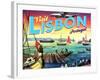 Visit Lisbon-The Saturday Evening Post-Framed Giclee Print