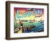 Visit Lisbon-The Saturday Evening Post-Framed Giclee Print