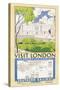 'Visit London', Poster Advertising Southern Railway, 1929-null-Stretched Canvas