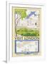 'Visit London', Poster Advertising Southern Railway, 1929-null-Framed Giclee Print