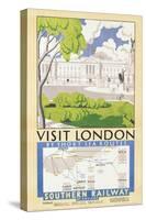 'Visit London', Poster Advertising Southern Railway, 1929-null-Stretched Canvas