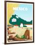 Visit Mexico-The Saturday Evening Post-Framed Giclee Print