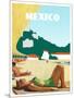 Visit Mexico-The Saturday Evening Post-Mounted Giclee Print