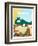 Visit Mexico-The Saturday Evening Post-Framed Giclee Print