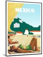 Visit Mexico-The Saturday Evening Post-Mounted Giclee Print