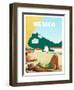 Visit Mexico-The Saturday Evening Post-Framed Premium Giclee Print