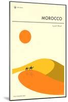 Visit Morocco-Jazzberry Blue-Mounted Art Print