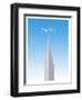 Visit New York City (minimalist)-The Saturday Evening Post-Framed Giclee Print