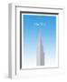 Visit New York City (minimalist)-The Saturday Evening Post-Framed Giclee Print