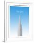 Visit New York City (minimalist)-The Saturday Evening Post-Framed Giclee Print