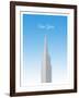 Visit New York City (minimalist)-The Saturday Evening Post-Framed Giclee Print