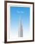 Visit New York City (minimalist)-The Saturday Evening Post-Framed Giclee Print