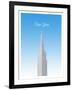 Visit New York City (minimalist)-The Saturday Evening Post-Framed Giclee Print