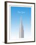 Visit New York City (minimalist)-The Saturday Evening Post-Framed Giclee Print