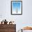 Visit New York City (minimalist)-The Saturday Evening Post-Framed Giclee Print displayed on a wall