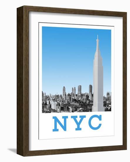 Visit New York City-The Saturday Evening Post-Framed Giclee Print