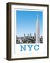 Visit New York City-The Saturday Evening Post-Framed Giclee Print