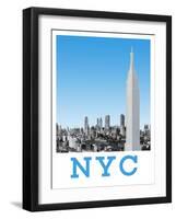 Visit New York City-The Saturday Evening Post-Framed Giclee Print