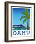 Visit Oahu-The Saturday Evening Post-Framed Giclee Print